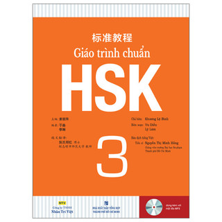 Giáo trình chuẩn HSK 3 (Sách bài học+ Sách bài tập) - (Bản đẹp đen trắng, kèm file nghe)