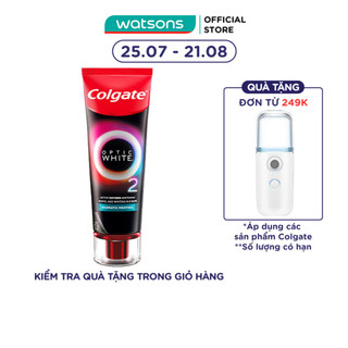 Kem Đánh Răng Colgate Optic White O2 Aromatic Menthol 85g
