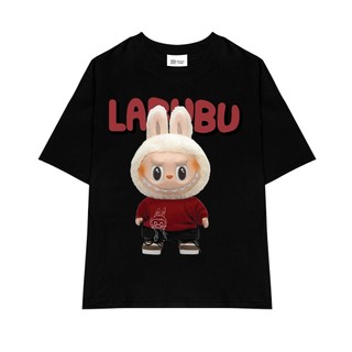 Áo thun the xide in hình red labubu chính hãng unisex form rộng oversize premium cotton 100% 270gsm