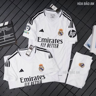 Áo Bóng Đá CLB Real Madrid màu trắng Sân Nhà 2025 Mẫu Chính Thức - Áo Đá Banh Real  2025