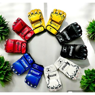 Găng hở ngón tập luyện thi đấu võ thuật MMA  võ tự do hở ngón tiện dụng đối kháng và đấm bao cát