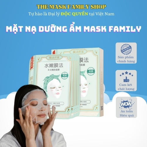 Mặt nạ dưỡng ẩm Mask Family trẻ hóa làn da