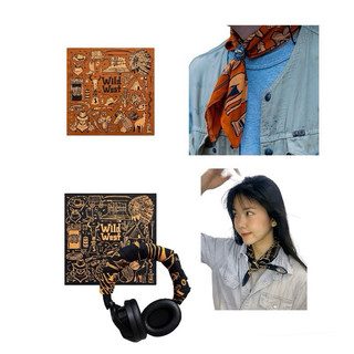 Khăn bandana thổ dân size 55x55cm.
