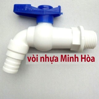 VÒI NƯỚC, VÒI VƯỜN TAY XANH MINH HÒA ren 15( phi 21) và ren 20( phi 27 )