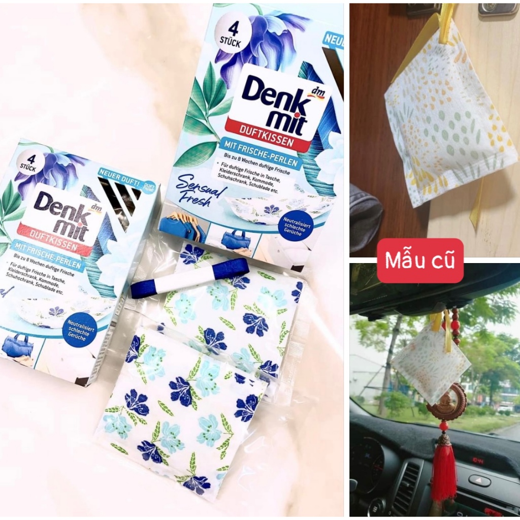 [RẺ VÔ ĐỊCH] Túi thơm Denkmit Đức - hộp 4 gói