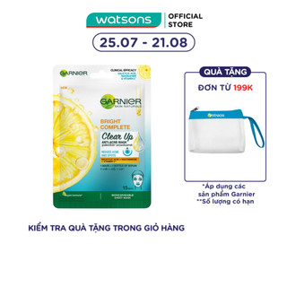 Mặt Nạ Garnier Bright Complete Clear Up Anti-Acne Mask Ngừa Mụn 23g
