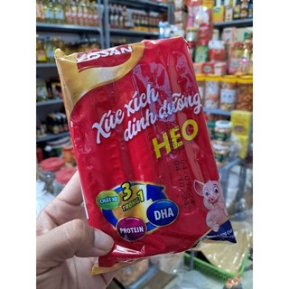 Xúc xích heo ăn liền 5 cây date mới