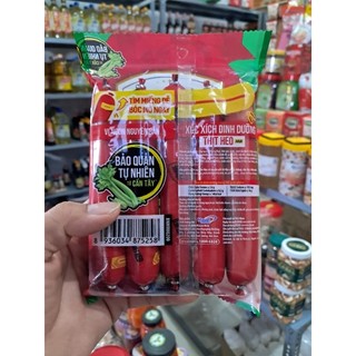 Xúc xích heo ăn liền 5 cây date mới