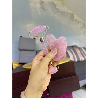 Thanh Lăn Đá Massage Đá Tnhiên màu trắng