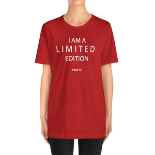 Áo Thun Nữ In I AM A LIMITED EDITION PARIS Nhiều Size MYROSE169