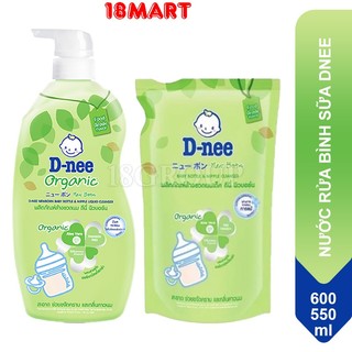 Nước rửa bình/ xúc bình sữa dnee thái lan 600ml/ 550ml