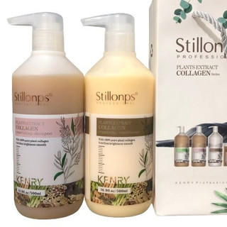 Bộ Dầu Gội Dưỡng Sinh Stillonps Kenry 500ml phục hồi tóc ngăn tóc gãy rụng