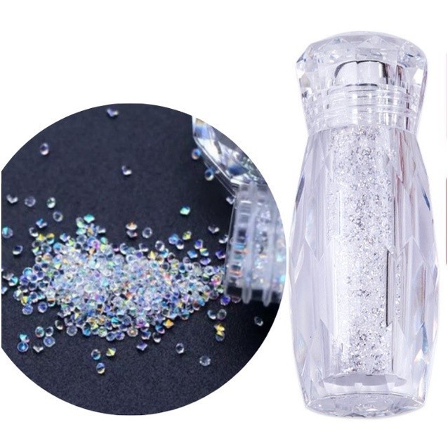 Đá rắc nail - đá rắc loại sáng cao cấp Đá rắc Trắng ,đá rắc 7 màu làm NAIL