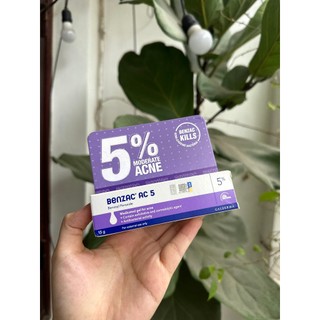 Kem giảm mụn Benzac AC 5%, dermaforte gel