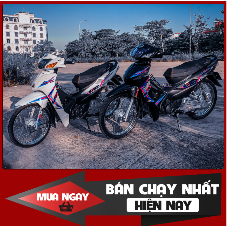 Tem wave 7 màu - wave 110 - Tem 3 lớp