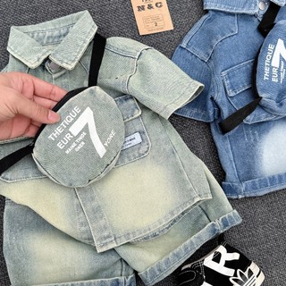 SÉT BÒ 3 CHI TIẾT SỐ 7 CHO BÉ TRAI