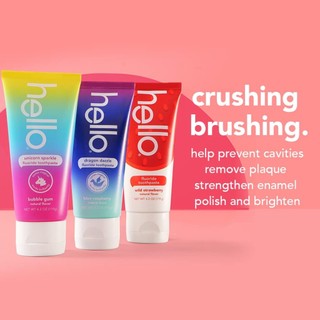 Kem đánh răng hello hữu cơ cho bé từ 2 tuổi – Hello toothpaste Loubean