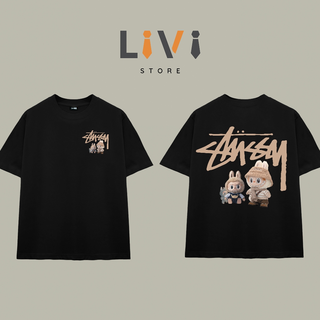 Áo thun stus.sy labubu ST54 form rộng nam nữ phong cách street style vải xịn – LiVi Store