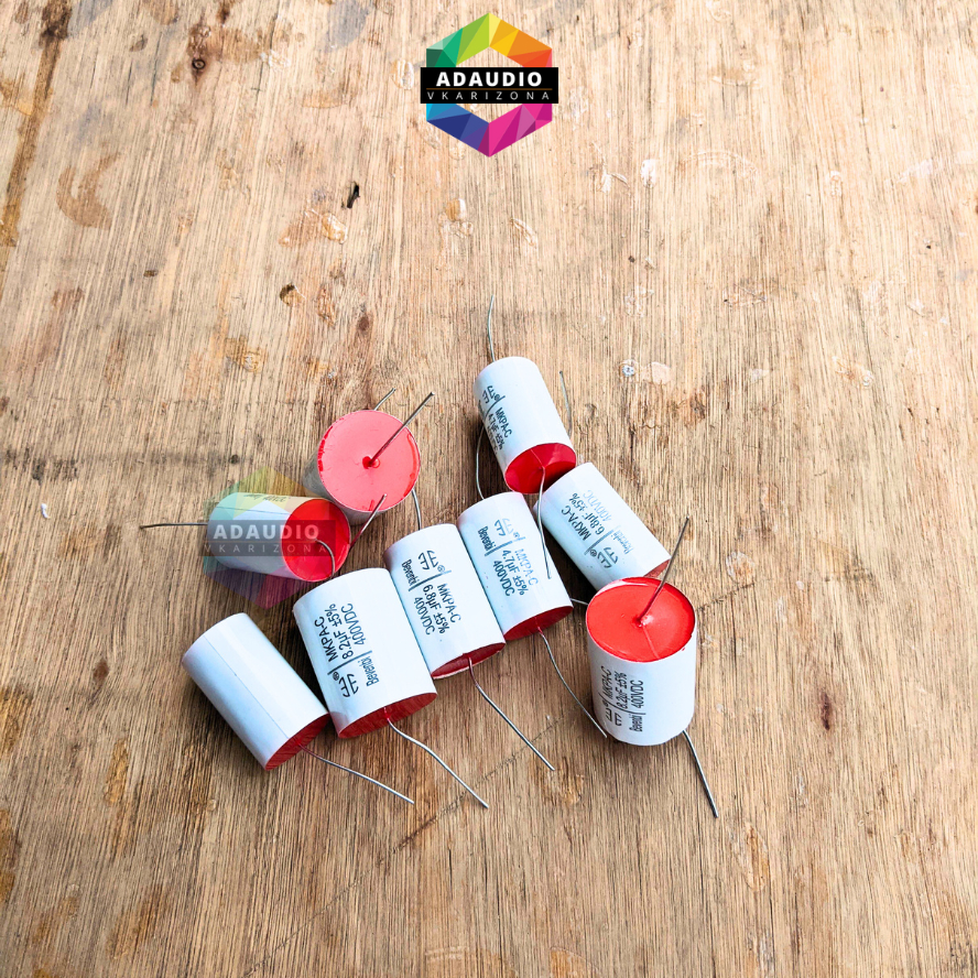 Tụ 22 uF và 25 uf 400V Bevenbi cho phân tần loa chất lượng cao