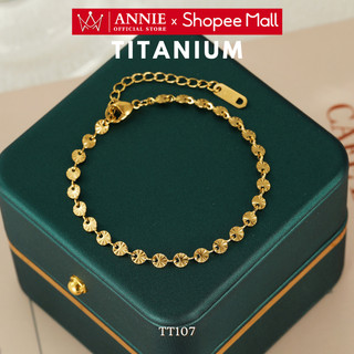 Vòng tay titan không đen gỉ sợi mảnh basic unisex Hàn Quốc AT04