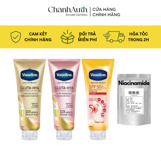 Kem chống nắng body Vaseline 50X SPF 50 PA++Thái Lan mẫu mới nhất bật tone da hồng hào 300ml, Kcn Vaseline body thái