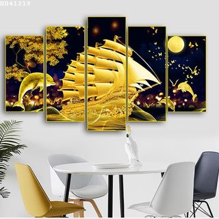 Tranh Tráng Gương Laminate5D  Cao Cấp (150X90CM), Tranh Treo Tường Decor Không Gian Nhà Cửa