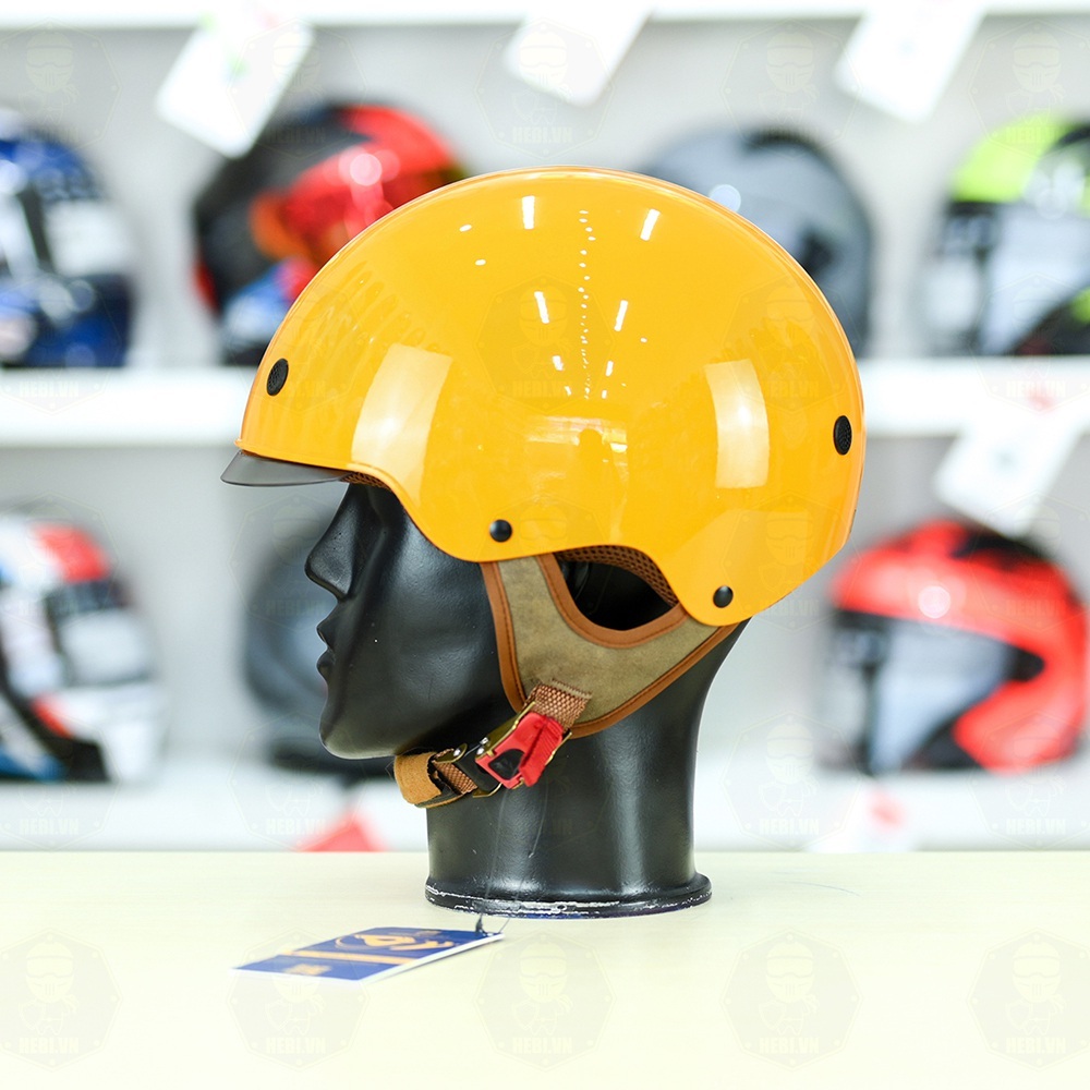 Nón 1/2 Royal m239 Vàng Bóng