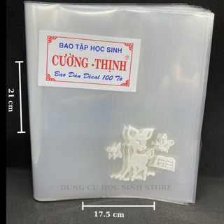 Xấp 10 tờ bao tập/bao vở loại dày hình nai vàng Cường Thịnh