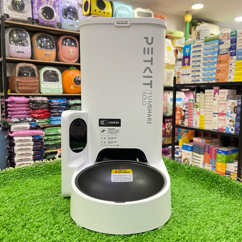 Máy Ăn Tự Động Cho Chó Mèo Có Micaro và Camera 1080P - PETKIT YUMSHARE SOLO 2024