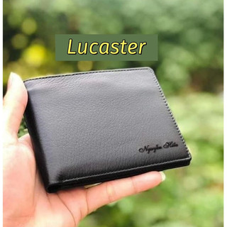 ví nam khắc tên theo yêu cầu kiểu đứng ,ngang có dây kéo thời trang Lucaster store bảo hành 12 tháng