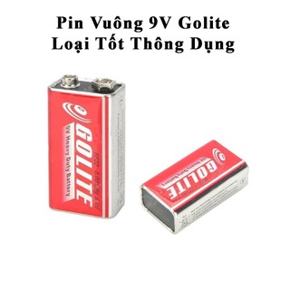 Pin Vuông 9V Golite Cao Cấp Thông Dụng