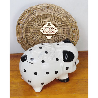 Heo đất tiết kiệm chó đóm size XL ( 28x18x20 )