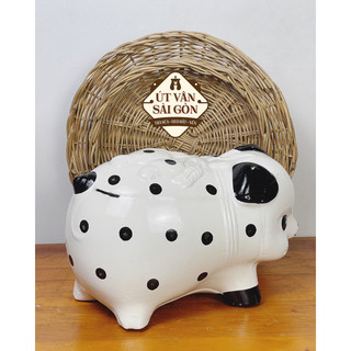 Heo đất tiết kiệm chó đóm size XL ( 28x18x20 )