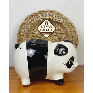 Heo đất tiết kiệm gấu trúc size XL ( 28x18x20 )