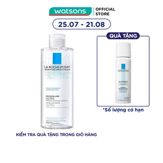 Nước Làm Sạch Sâu Và Tẩy Trang La Roche-Posay Dành Cho Da Nhạy Cảm 400ml
