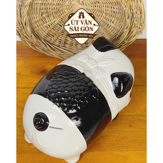 Heo đất tiết kiệm gấu trúc size XL ( 28x18x20 )