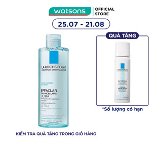 Nước Làm Sạch Sâu Và Tẩy Trang La Roche-Posay Dành Cho Da Dầu Nhạy Cảm 400ml