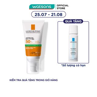 Kem Chống Nắng Không Màu Kiểm Soát Dầu La Roche-Posay Anthelios XL SPF 50+ UVB & UVA 50ml
