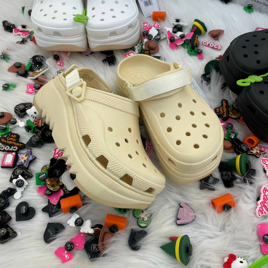 [Chính Hãng] Giày Clog Unisex Crocs Hiker 2.0 (Đế Gai) Classic - BE - CODE: 208365-108