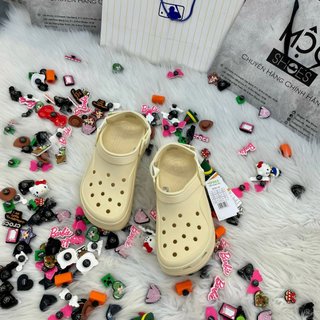 [Chính Hãng] Giày Clog Unisex Crocs Hiker 2.0 (Đế Gai) Classic - BE - CODE: 208365-108