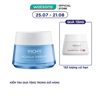Gel Dưỡng Ẩm Vichy Aqualia Giúp Da Dịu Mát 50ml