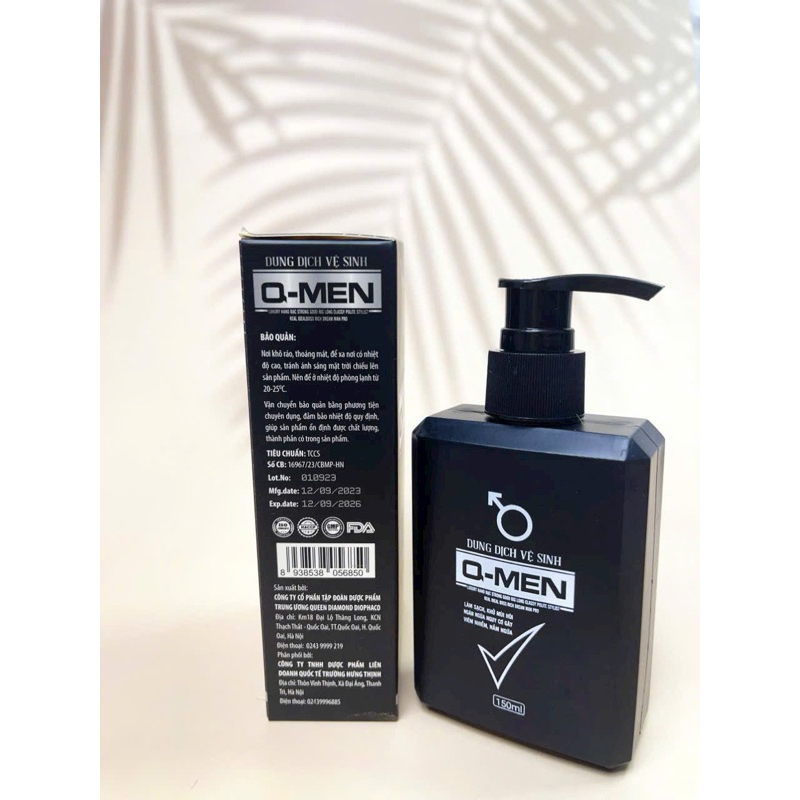 Dung Dịch Vệ Sinh Nam O Men 150ML Hết Nấm Ngứa Mùi Hôi Vùng Kín