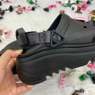 [Chính Hãng] Giày Clog Unisex Crocs Hiker 2.0 (Đế Gai) Classic - Đen - CODE: 208365 - 001
