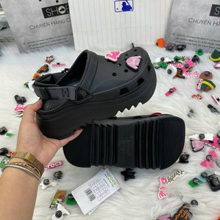 [Chính Hãng] Giày Clog Unisex Crocs Hiker 2.0 (Đế Gai) Classic - Đen - CODE: 208365 - 001