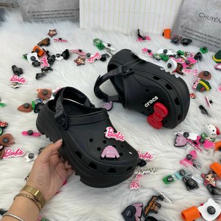 [Chính Hãng] Giày Clog Unisex Crocs Hiker 2.0 (Đế Gai) Classic - Đen - CODE: 208365 - 001