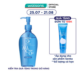 Dầu Tẩy Trang Senka A.L.L Clear Oil 230ml