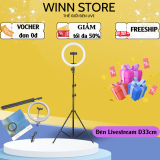 Đèn Livestream D33cm Quay ticktok , livestream, Phun Xăm, livestream bán hàng