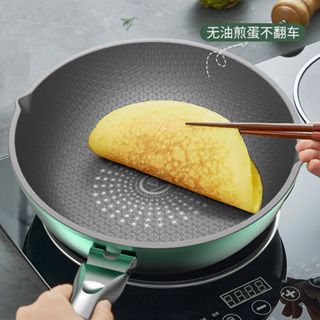 Chảo chống dính sâu lòng 34cm có nắp môi chắt dầu mỡ sử dụng cho mọi loại bếp bảo hành 12 tháng