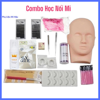 Trọn bộ học nối mi, combo học nối mi cơ bản 1,sét đồ học nối mi cho người mới bắt đầu_dụng cụ học nối mi