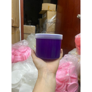 Hủ 500gr màu hồng phấn (loại 1)